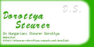 dorottya steurer business card